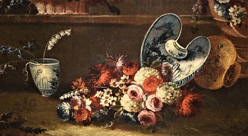 Natura morta con vasi di fiori